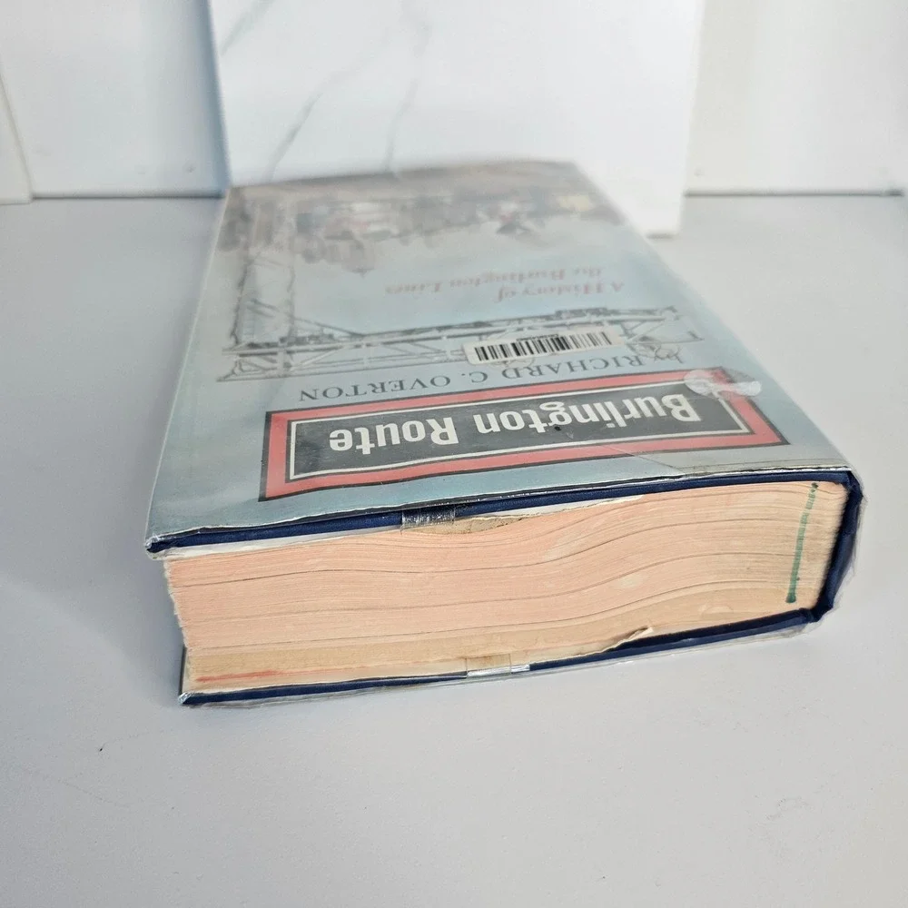Burlington Route‎ History of Burlington Lines Richard C Overton Hardcover Book